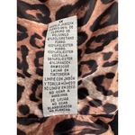 Ci Sono by Cavalli Black Faux Leather Bomber Jacket with Leopard Lining –Size 1X Photo 9