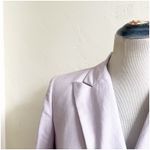 Ralph Lauren  Women’s Double Breasted Blazer Linen Blend Size 6 Lavender Purple Photo 9