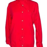 Mountain Lake  red button down small Photo 0
