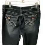 Hydraulic  Women's Dark Blue Boot Cut Jeans Decorative Back Pockets Size 8 Photo 2