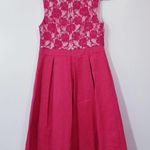 Eliza J  Pink Lace A Line Dress Photo 2