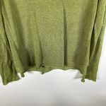 Coldwater Creek Green Tie Front Sweater Linen Cotton Size M Y2K 90s Friends Photo 7