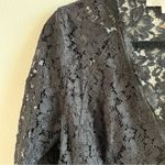 WAYF Dress Black Lace Long-Sleeve Say It Out Loud V Neck Mini Sz M EUC Nordstrom Photo 7