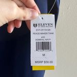 Eleven by Venus Williams Peace Maker Tank, Admiral Navy, Size Medium, NWT Blue Photo 5
