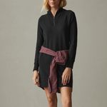 American Giant Women's Moto Dress Size S Made In USA Black Photo 11