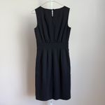 J Crew Dress Women's Size 2‎ Black Sleeveless Career Workwear Wool Blend Photo 6