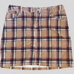 Delia's dELiA*s Vintage Y2k Grunge Plaid Corduroy Mini Skirt Small/Medium Photo 0