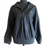Antigua Vintage Women's Black Jacket Size M 3/4 Zip Pullover Photo 0