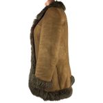 Genuine Shearling Sheepskin Penny Lane Leather Coat EU44 Brown Photo 2