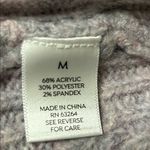 Westport Sweater Women Medium Purple Pink Cable knit Y2K Cowl Tunic Gilmore Photo 3