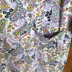 Vera Bradley NWOT  Multicolor Paisley Essential Knit Robe Cotton Blend Size L/XL Photo 2