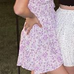 Isabelle's Cabinet Floral Purple Dress Photo 4