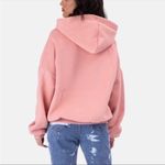 Adika Pink Eyes Novelty Graphic Trendy Pullover Oversized Hoodie Sweatshirt Photo 3