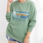 Aerie  River Valley Crewneck Sweatshirt Green Photo 0
