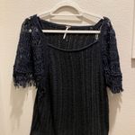 Free People blackbird fringe crochet tassel Textured Knit Photo 2
