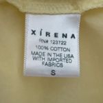 Xirena Poe Button Up Cotton Poplin Shirt Sunglow Size‎ Small Yellow Photo 8