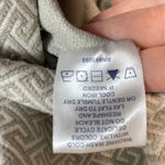 Tyler Böe Textured Geometric Bell Sleeve Dress Women's Medium Gray Beige Photo 8