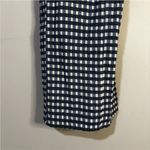 Free People Lucinda Blue Indigo Gingham Midi Dress Size M Photo 2