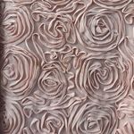 Anthropologie HD in Paris Blush Pink Rosettes Rose Detail Midi Skirt Size Medium Photo 3