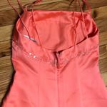 Alfred Angelo Colorful Coquette Formal Evening Prom High Low Satin Bead Evening Colorful Formal Vintage y2k mermaid embellished Orange π Photo 6