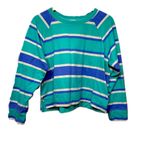 Wildfox Stripe Size Large Women’s Sweatshirt Photo 1