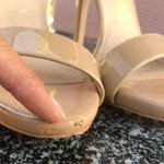 Felipe Rivera Leather Nude ankle strap heels size 8 Photo 9