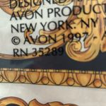 Vintage Starring 100% Silk Scarf Designed and Printed in Italy Gold Photo 5