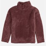 32 Degrees Heat 32 DEGREES Sherpa Mock Neck Sweatshirt in Plum Rose size XXL New with Tag Photo 2
