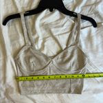 SheIn Oatmeal Beige Neutral Bralette Crop Top Sleeveless Tank Size Extra Small Photo 3