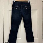 Rock & Republic Kendall Cropped Ankle Jeans Stretch Studded Dark Wash Size 2 Photo 5