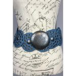 8 Other Reasons  Montana Stallion Belt Studded Blue Denim 43" Photo 9