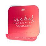 Isabel Maternity Midi Denim Shorts Light Wash Stretch Waistband Size 12 Casual Photo 8