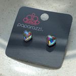 Paparazzi cute heart stud earrings NEW🩵 Photo 2