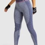 Gymshark Flex Purple Logo Spellout Leggings Size Large Photo 0
