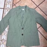 A New Day  Olive linenblend summer-fall Blazer Photo 0