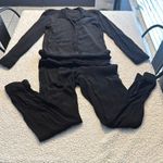 Monrow Black Track Pants Sleek Comfort Photo 4
