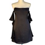 Camila Coelho Charlie Mini Dress in Black Medium New Womens Cocktail Party Photo 3