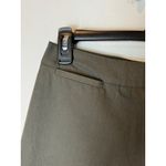 Piazza Sempione Pants Women 4 Olive Green High Waist Brigitte Cropped Trousers Photo 8