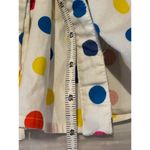 Color Me Courtney Long Short Sleeve Dress White w/polkadots Size 4 Photo 7