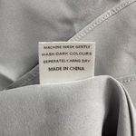 Velvi Cali Maxi Dress in Blue Floral size Small Lace Up Sleeveless Slit Ruffle Photo 13