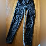Nasty Gal Black Skinny Faux Leather Trousers, Size 8, NWT Photo 5