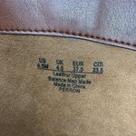 Sam Edelman  Perron Cap Toe Leather Riding Boots Women's 6.5M Brown Brogue Zip Photo 15