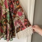 Show Me Your Mumu Show Me Your Mumu Mal Top Pink Green Paisley Womens Size Small Long Sleeve NEW Photo 11