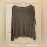Garage Gray V-Neck Women's Knit Top. Size-X-Small Photo 1