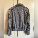 All Fenix Anthropologie Small Jacket White Leopard Print Zip & Snap Closure Black Photo 3