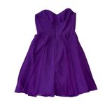 Jim Hjelm Occasions  Dress Size 10 Purple Chiffon Strapless Semi Formal NWT Photo 2
