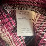 VICI  Purple Black Plaid Cropped Fringe Flannel Shacket Photo 5