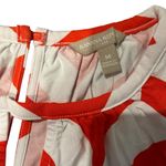 NWT, Banana Republic Factory Trefoil Print Orange and White Halter Maxi Dress Size M Photo 10