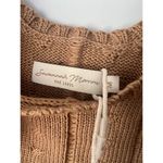 Savannah Morrow Casey Top Oversized Sweater Knit Tank in Almond Size Medium NWT Tan Photo 6