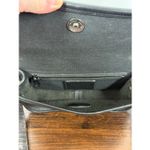 Brighton Purse Black Leather Crossbody Silver Chain Buckle Link Strap U.S.A Photo 8